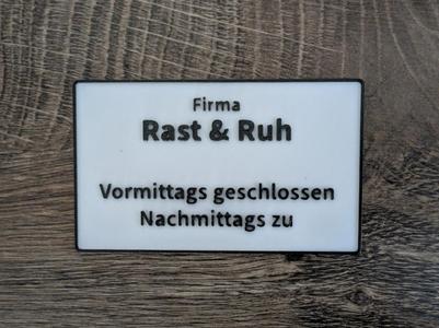 Rest & Quiet Fun Sign