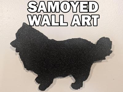 Samoyed Silhouette Wall Art