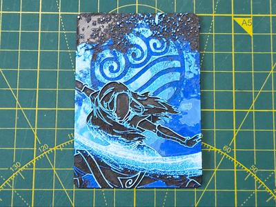 MTG Commander Deck Box inlay Katara HueForge