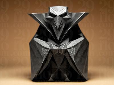 Funny Geometric Vampire Figurine 