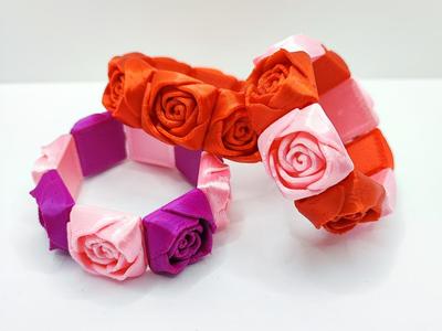 Square rose bracelet