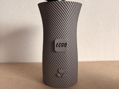 Botanical vase  with bricks logo fits A1 MINI