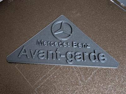 Rounded Triangular Mercedes-Benz Avant garde Logo