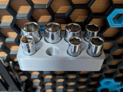 Socket Holder M6–M13 (Honeycomb Wall Mount)