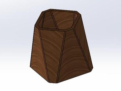 Modern Geometric Pen Holder