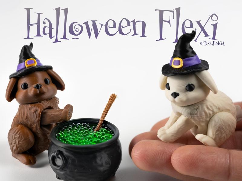 Halloween Witchy Bunny - Articulated & Keychain