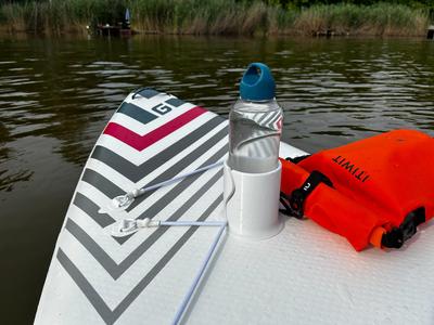 Paddle board (SUP) bottle holder