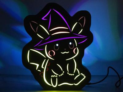 Halloween Witch Pikachu Lightbox