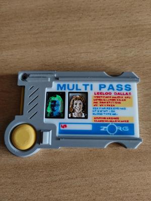 Fifth element multi pass movie prop 