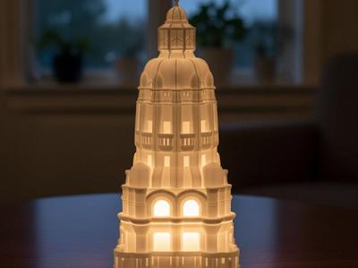 Barolo Palace 3D Lamp