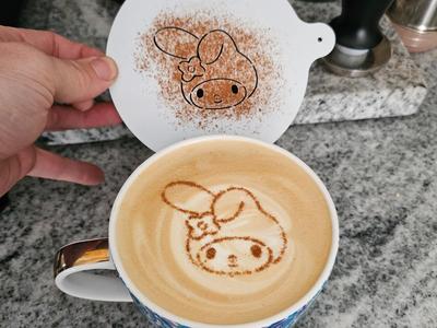 Perfect My Melody Latte Art Stencil