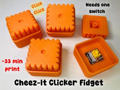 Cheez-It Clicker Fidget - 33 min (Need MX switch)