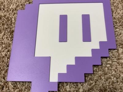 Twitch Logo Wall Art