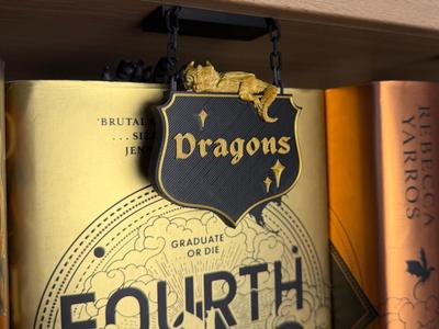 Hanging Bookshelf Signs | Customizable Text 