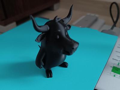 Bull Buffalo Bison - one color