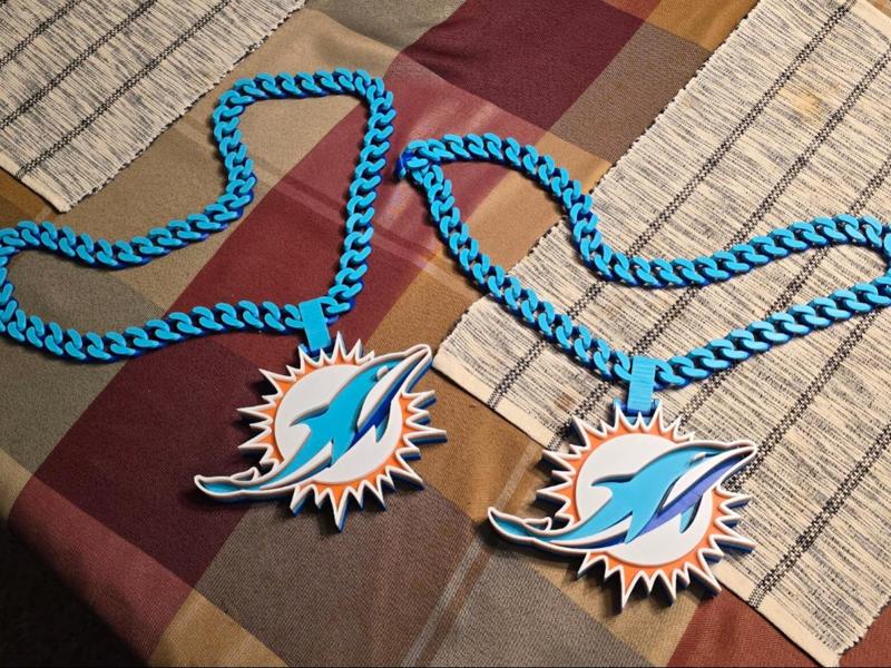 Miami Dolphons Phat Chain