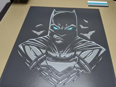 Batman: The Dark Knight - Layered Multi-Color Art