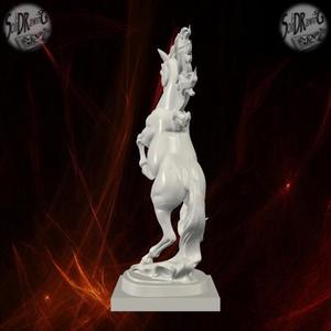 Majestic Black Stallion Sculpture – SoliDRawinGs SG914
