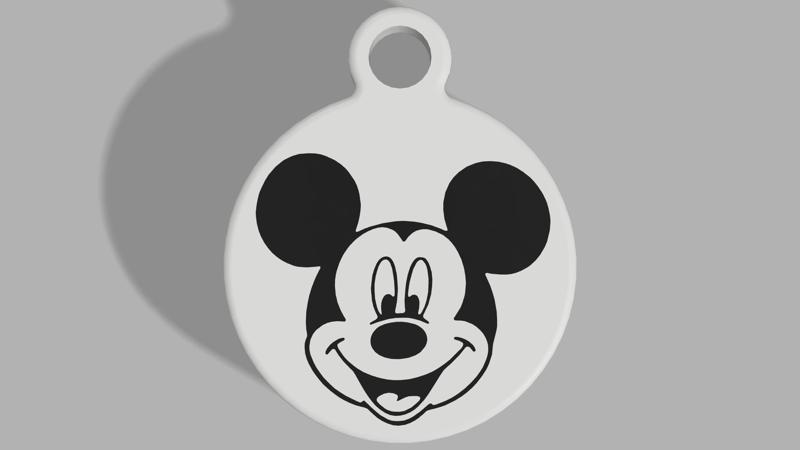 Mickey Mouse Keyring