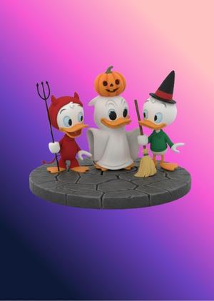 Huey, Dewey and Louie Halloween Trio - STL Files