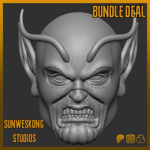 Skrull Heroes Bundle Headsculpt Pack