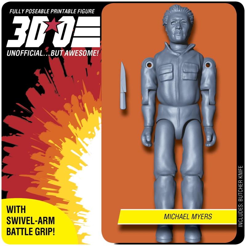 Michael Myers // GI Joe // O-Ring Action Figure