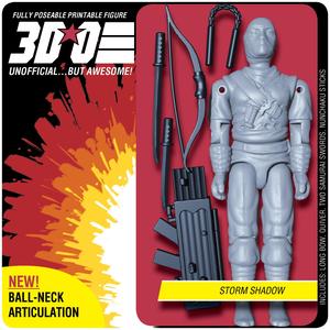 Storm Shadow // GI Joe // O-Ring Action Figure