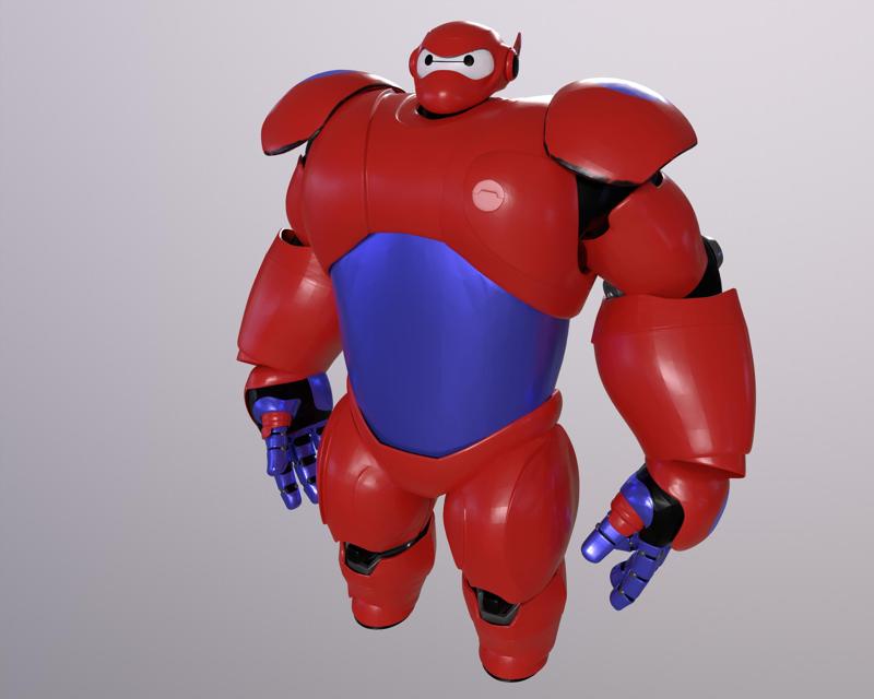 Armored Baymax Statuette