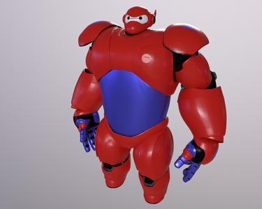 Armored Baymax Statuette