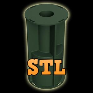 Smugglers Run Military Round Casing Prop STL Inspired by Star Wars