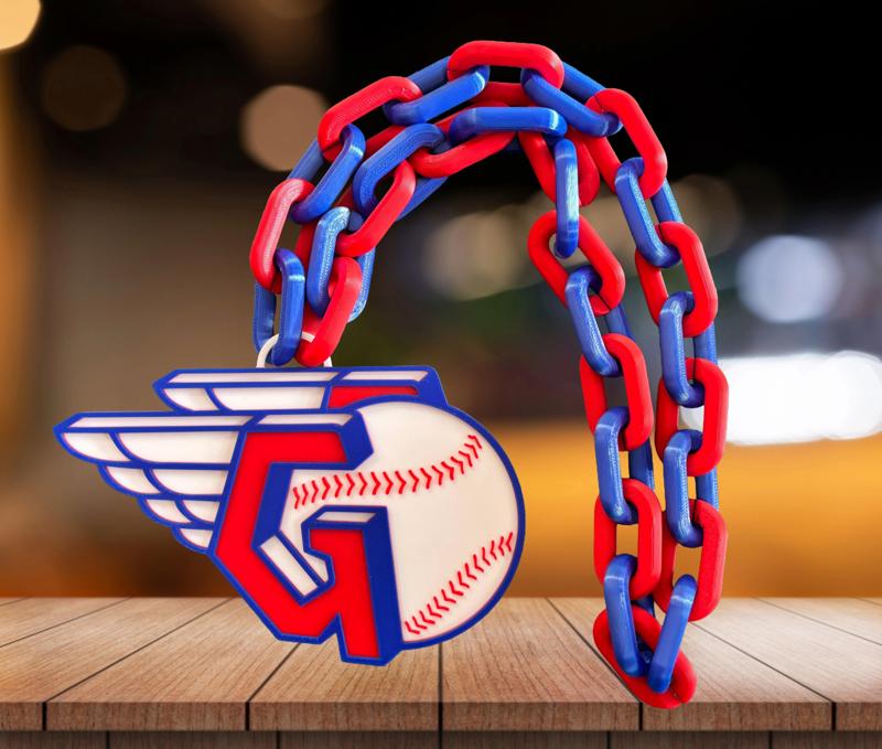 CLEVELAND GUARDIANS MLB CHAIN