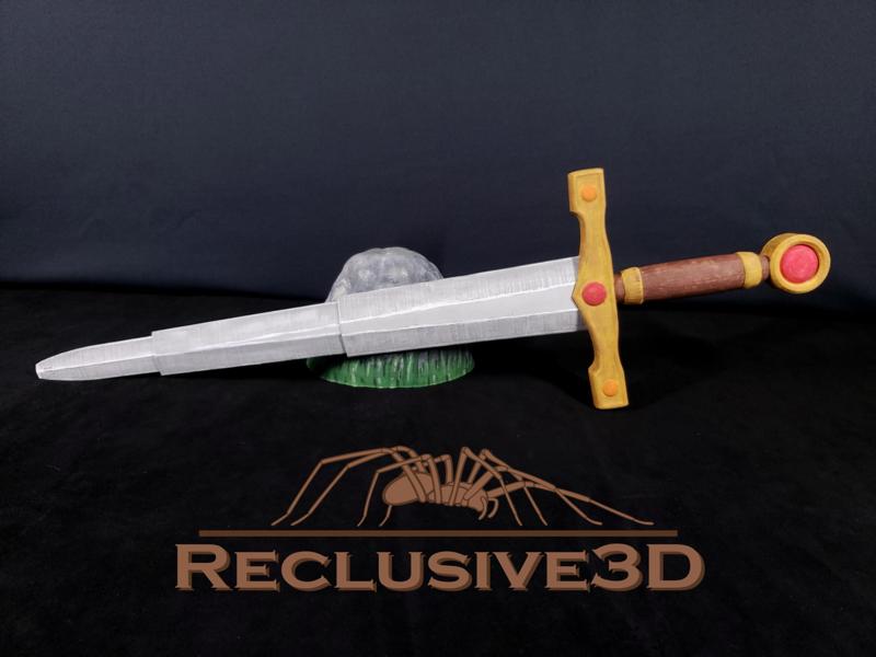 Print-In-Place Collapsible Sword
