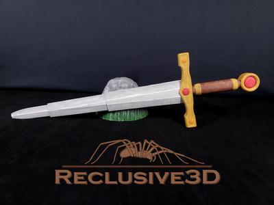 Print-In-Place Collapsible Sword