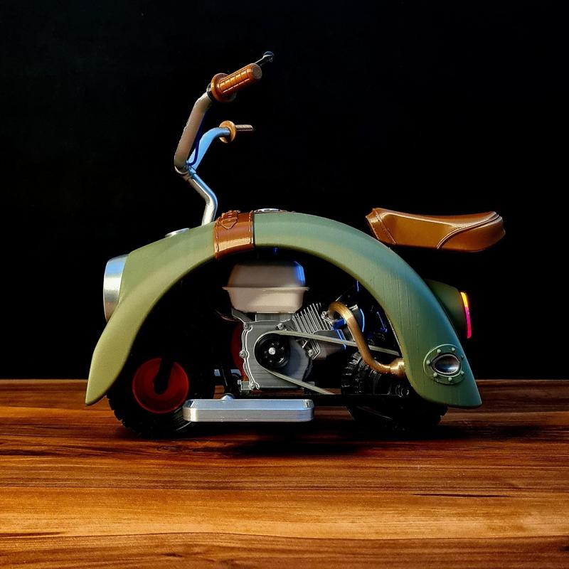 VOLKSWAGEN MINI BIKE VOLKSPOD 1:4 VW BEETTLE MODEL KIT