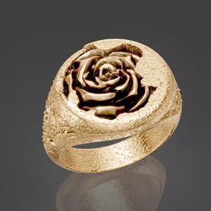 Rose Flower Luxury Printable Jewel Ring