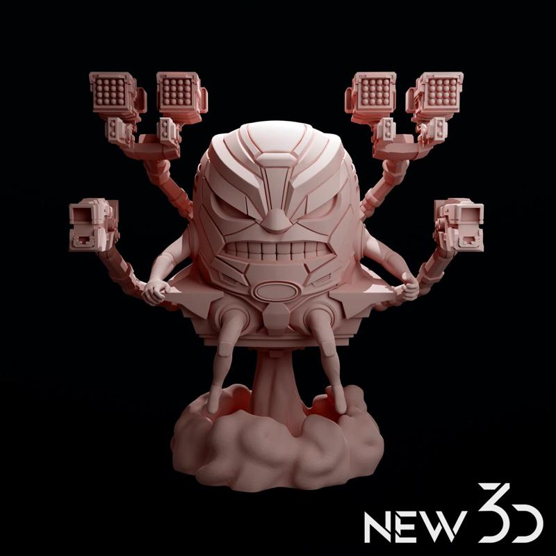 MODOK 3D model ant man and the wasp