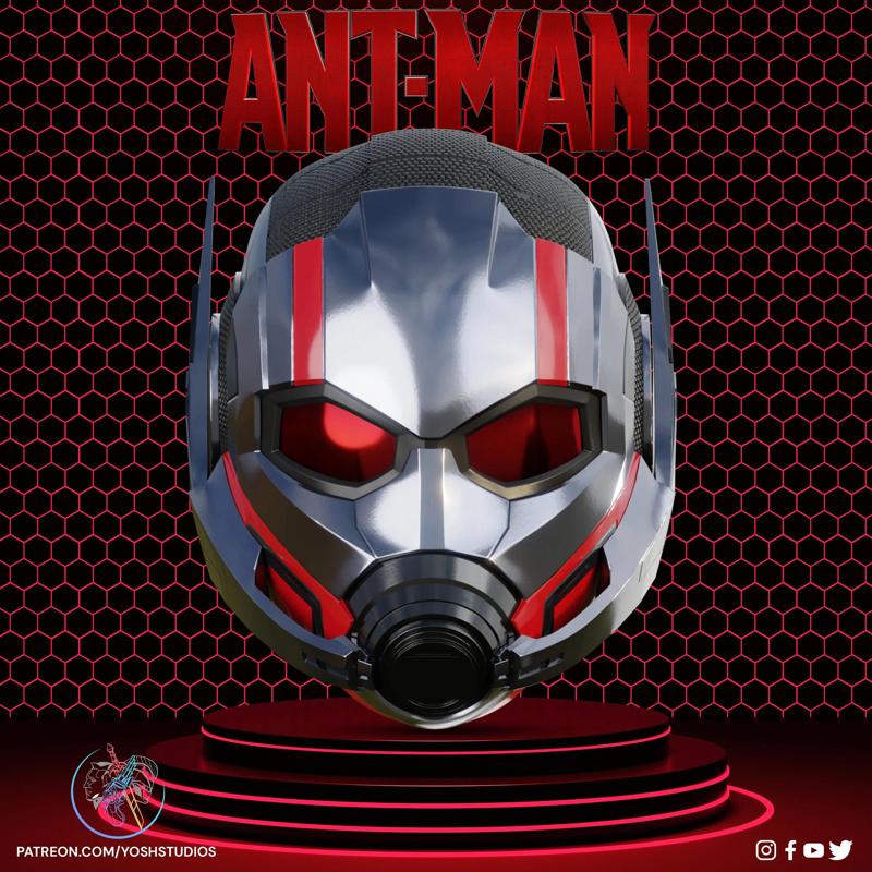 Ant Man 3 Quantumania Helmet 3d Print File STL