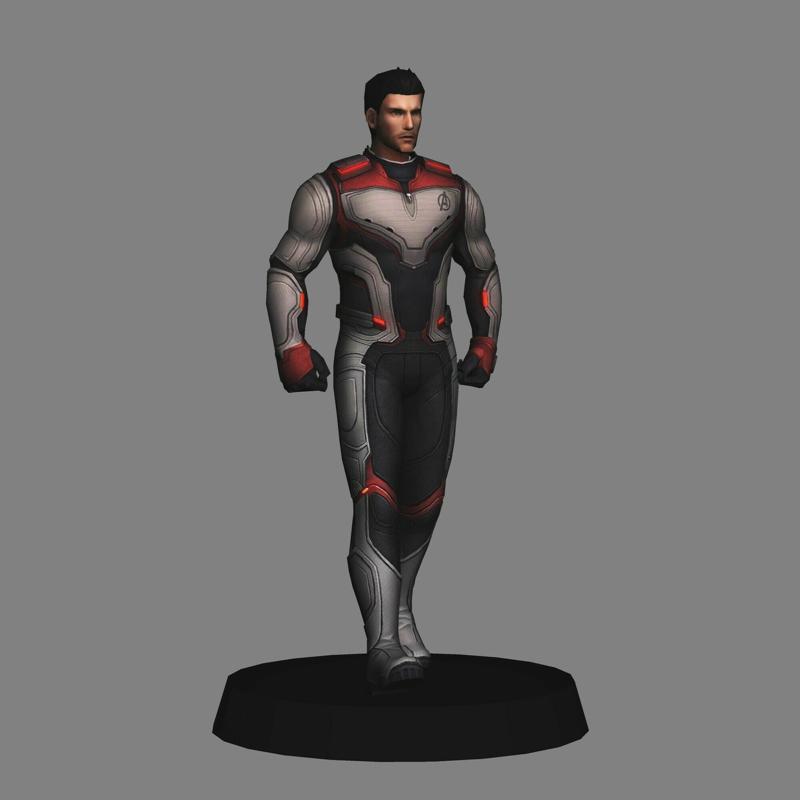 Antman Quantum suit - Avengers endgame LOW POLYGONS AND NEW EDITION