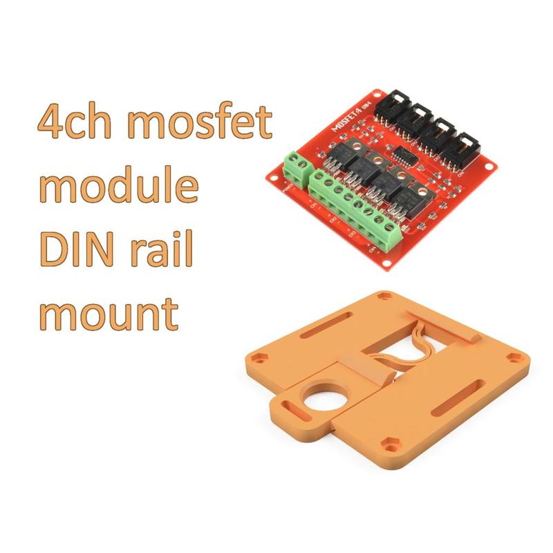 4ch mosfet module DIN rail mount