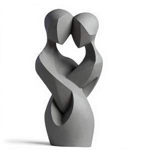 The embrace of eternal love - Sculpture of a couple in love