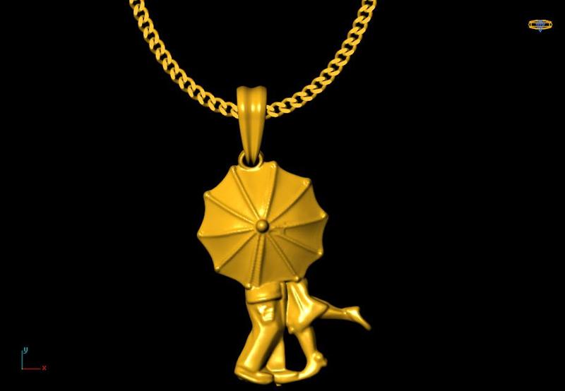 couple pendant charm
