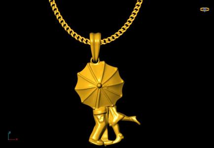 couple pendant charm