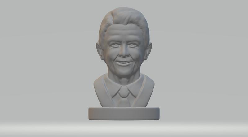 Bill Clinton Bust 3D Model 3D print model