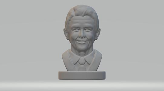 Bill Clinton Bust 3D Model 3D print model