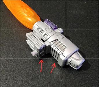 Part 3: Cannon gap fillers . Fall of the bad comedian upgrade kit. For titan returns Galvatron.