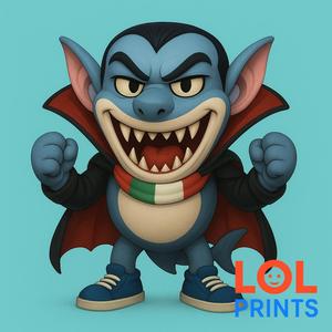 Tralalero Tralala Dracula - Cartoon 3D STL Figure Halloween Edition 🎃