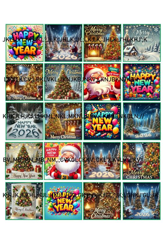 Christmas stickers-resolution 10656x14908