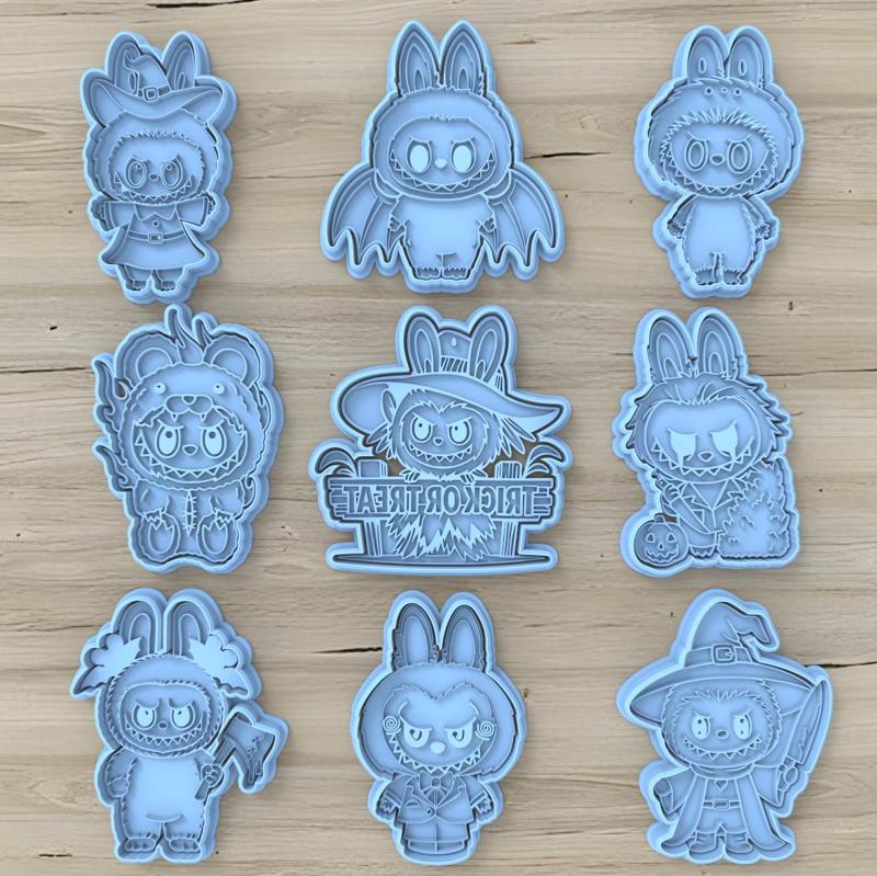 LABUBU HALLOWEEN COOKIE CUTTER SET 1