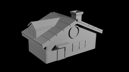 Basic 3D Village House