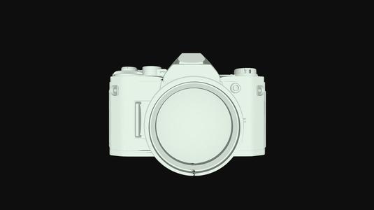 Nikon Camera STL  3D Printable Vintage DSLR Model for Photography Fans
